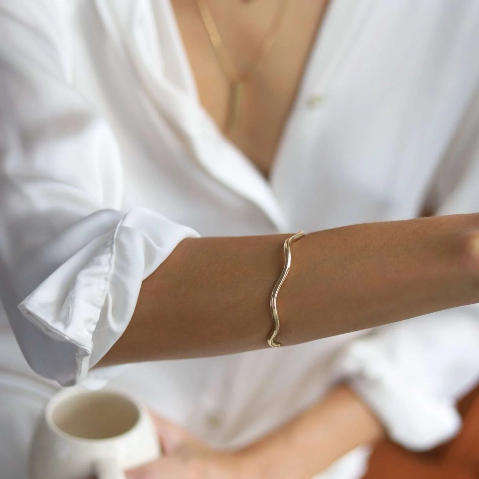 Bracelete Dourado Feminino