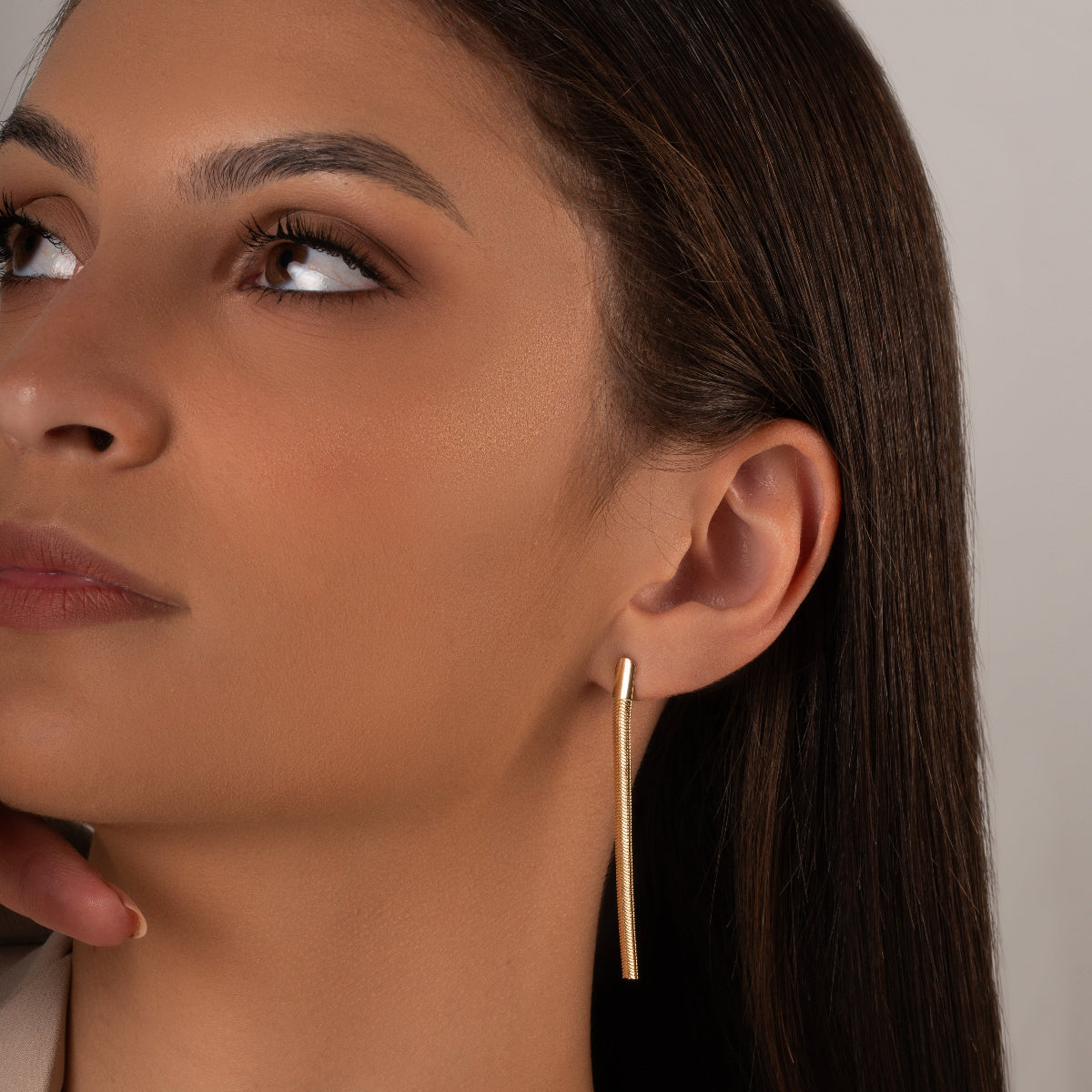 Brinco Dourada Malha