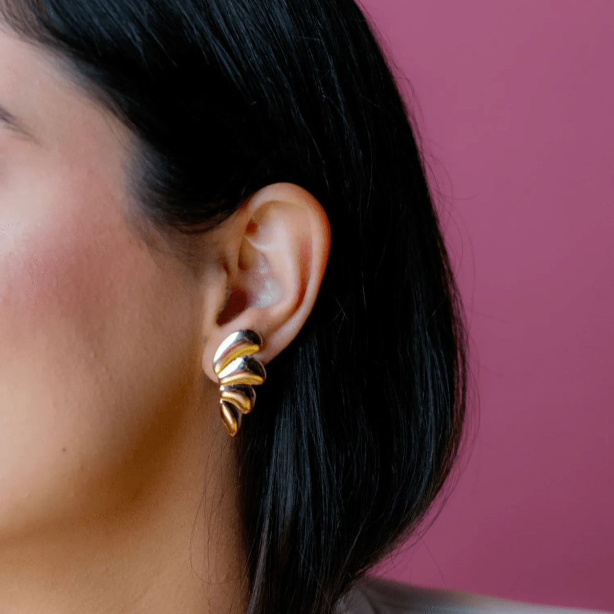 Brinco Dourado Banhado a Ouro