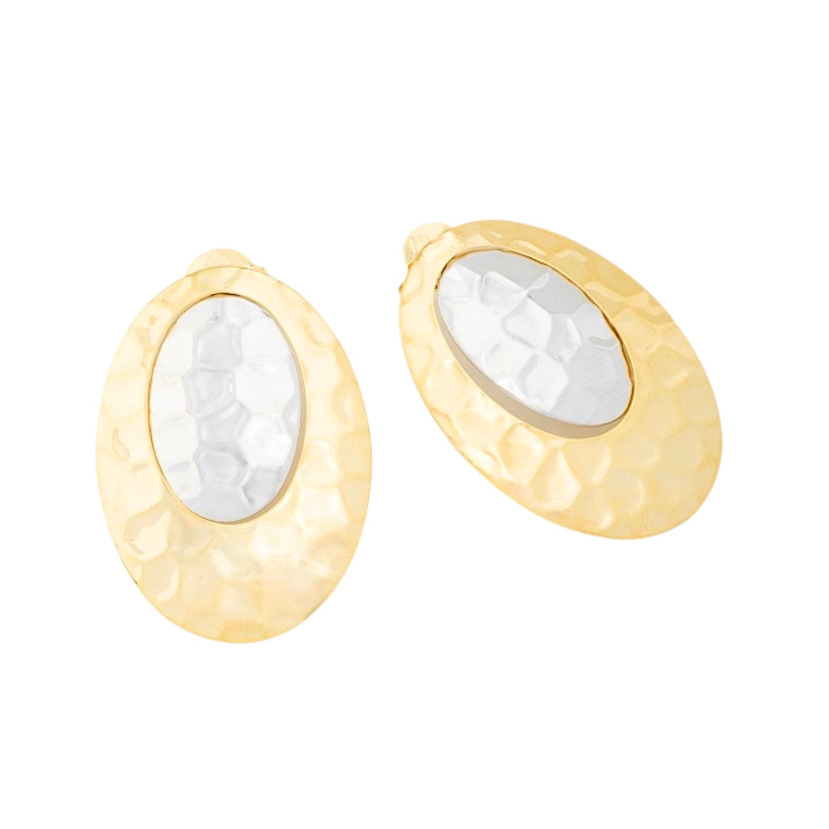 Brinco Oval Dois Banhos