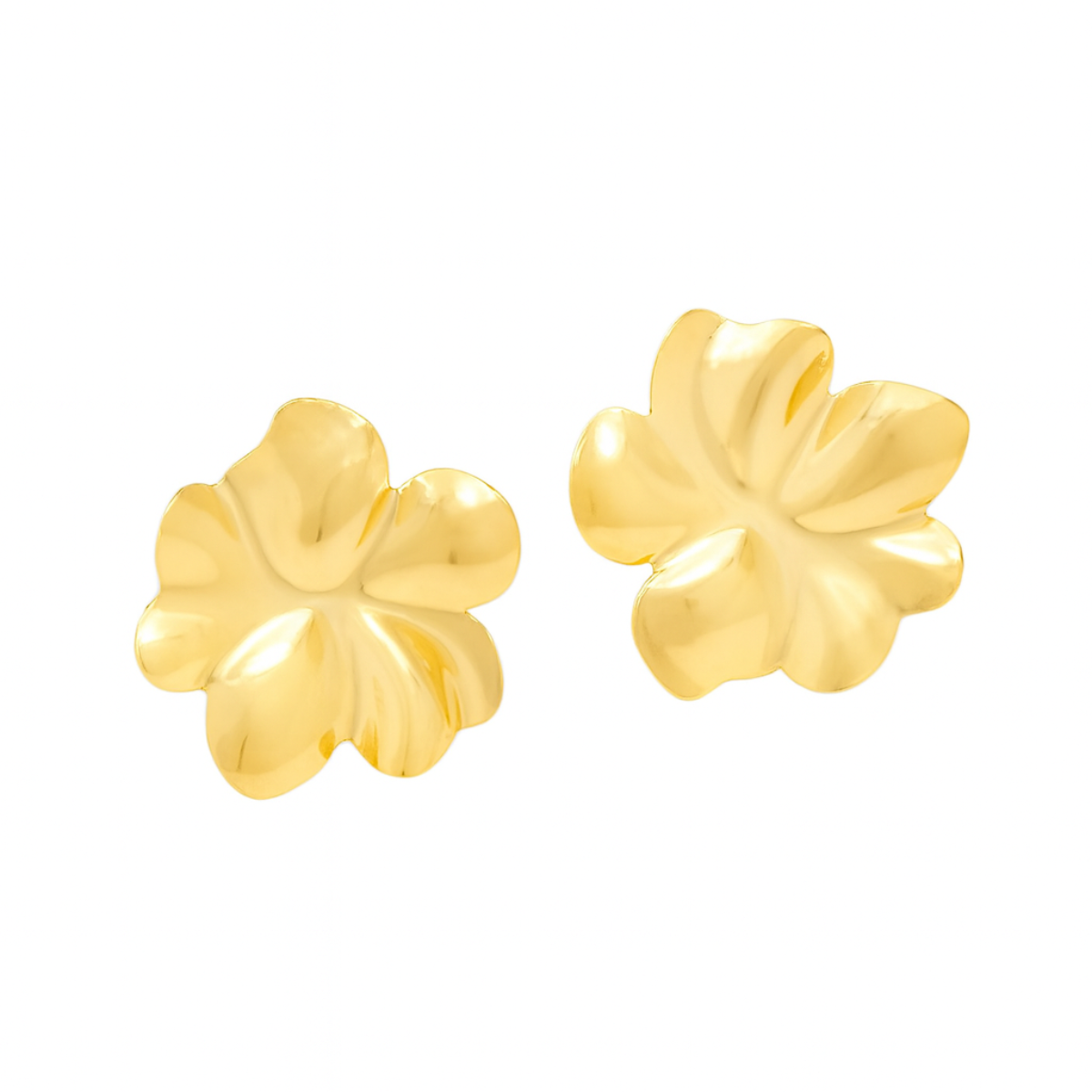 Brinco de Flor Dourado