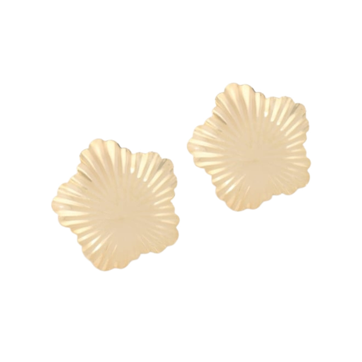 Brinco de Flor Dourado Bella