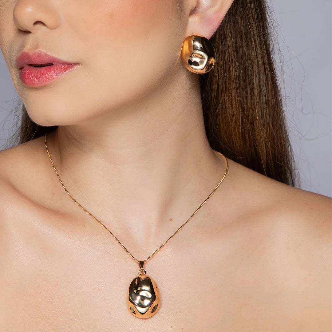 Conjunto de Colar e Brinco Helena