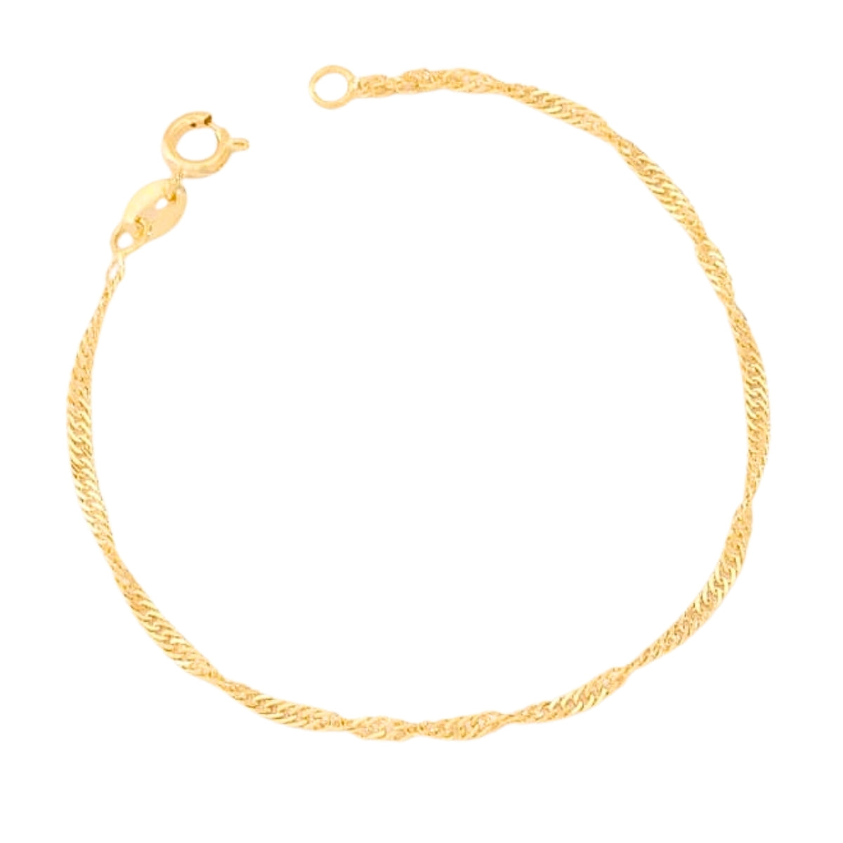 Pulseira Dourada Singapura