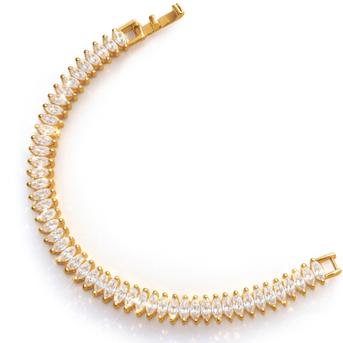 Pulseira Feminina Cravejada Zirconia