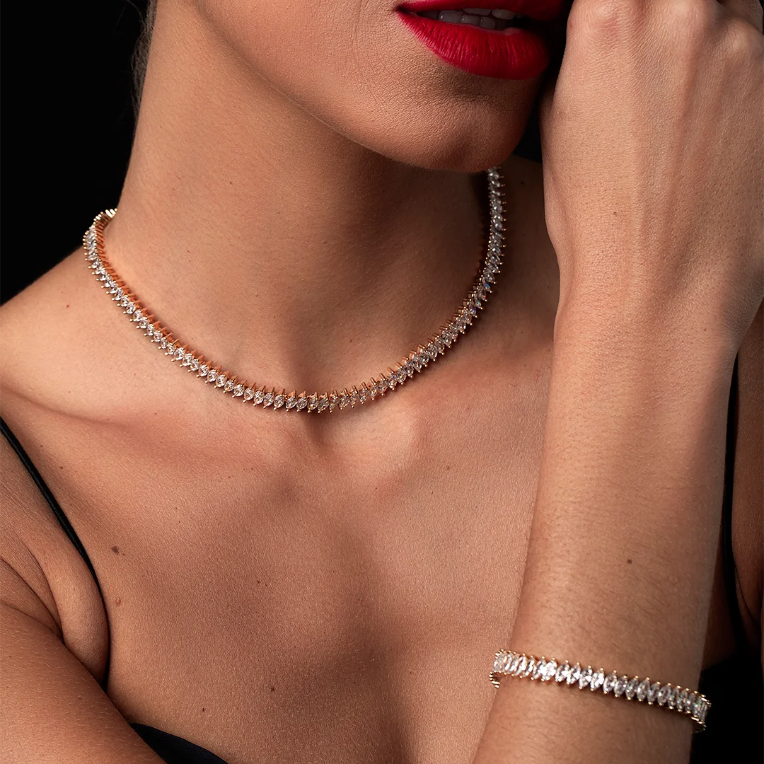 Pulseira Feminina Cravejada Zirconia