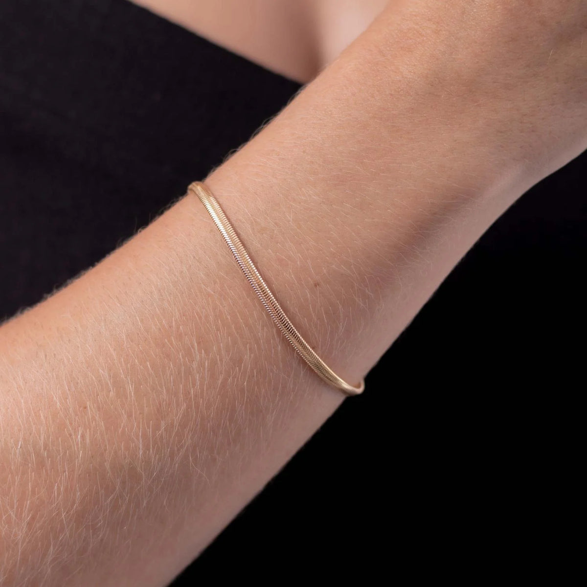 Pulseira Italiana Malha Banhada a Ouro