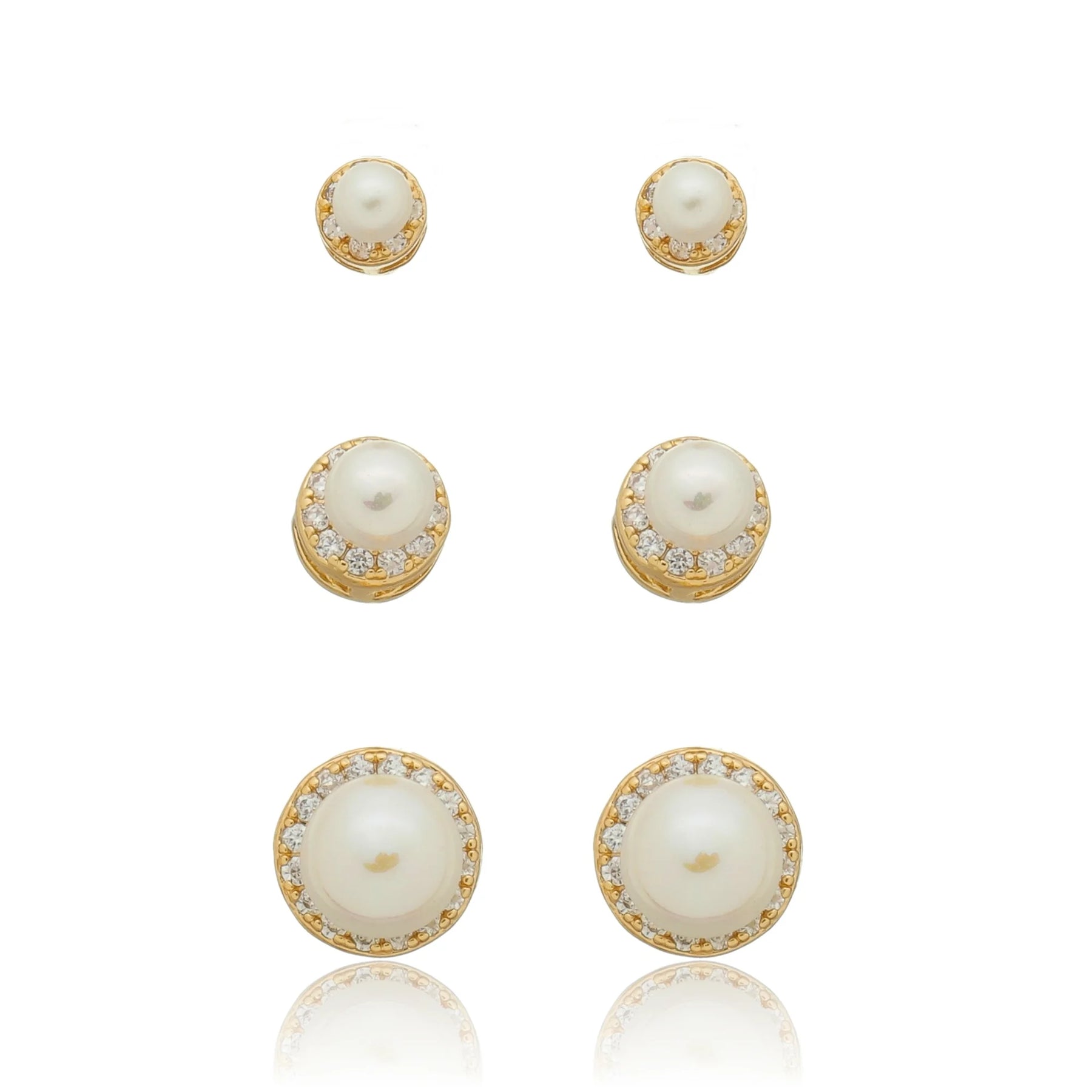 Trio de Brincos Celine