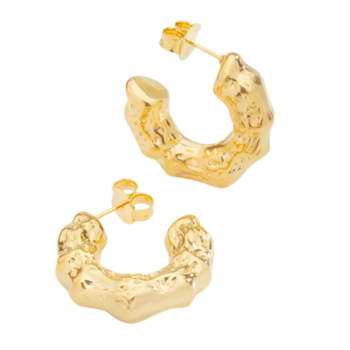 Brinco Argola Texturizada