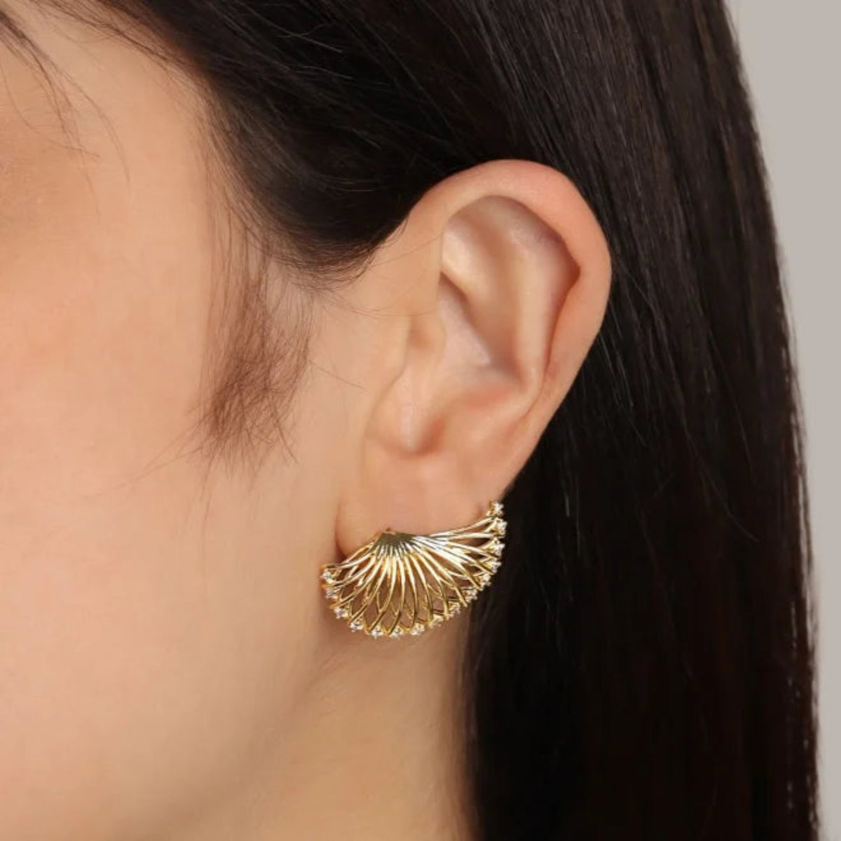 Brinco Cravejado Zirconia 