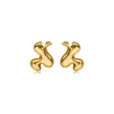 Brinco Dourado Acetinado