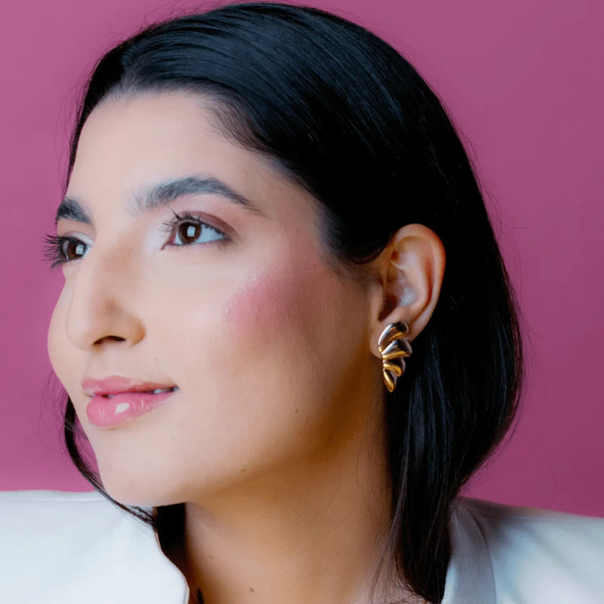 Brinco Dourado Banhado a Ouro