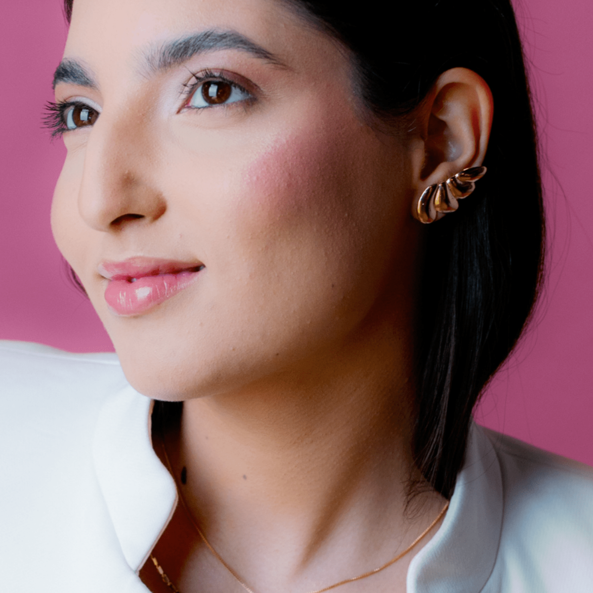 Brinco Dourado Banhado a Ouro