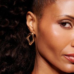 Brinco Dourado Organico