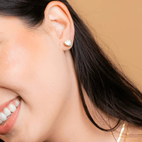 Brinco de Coracao Banhado