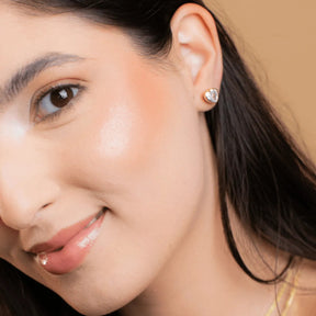 Brinco de Coracao Banhado a Ouro