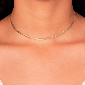 Choker Dourada Lisa 