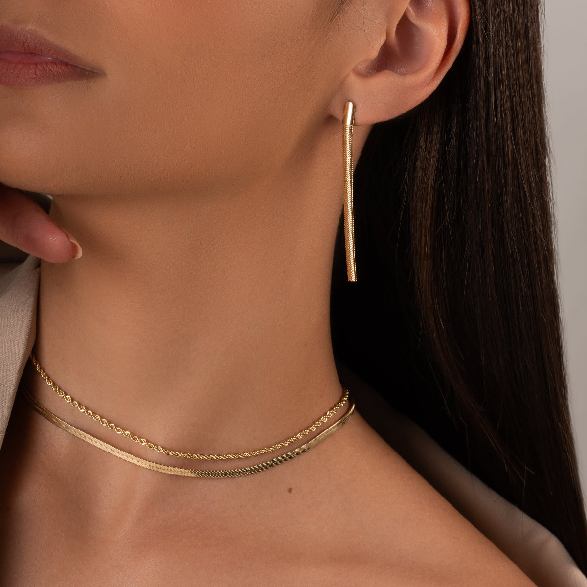 Choker Dourada Lisa 