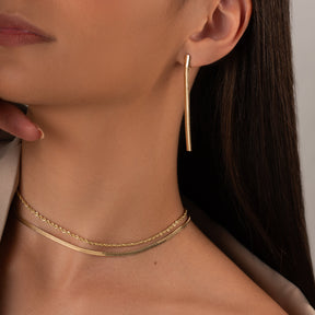 Choker Dourada Lisa 