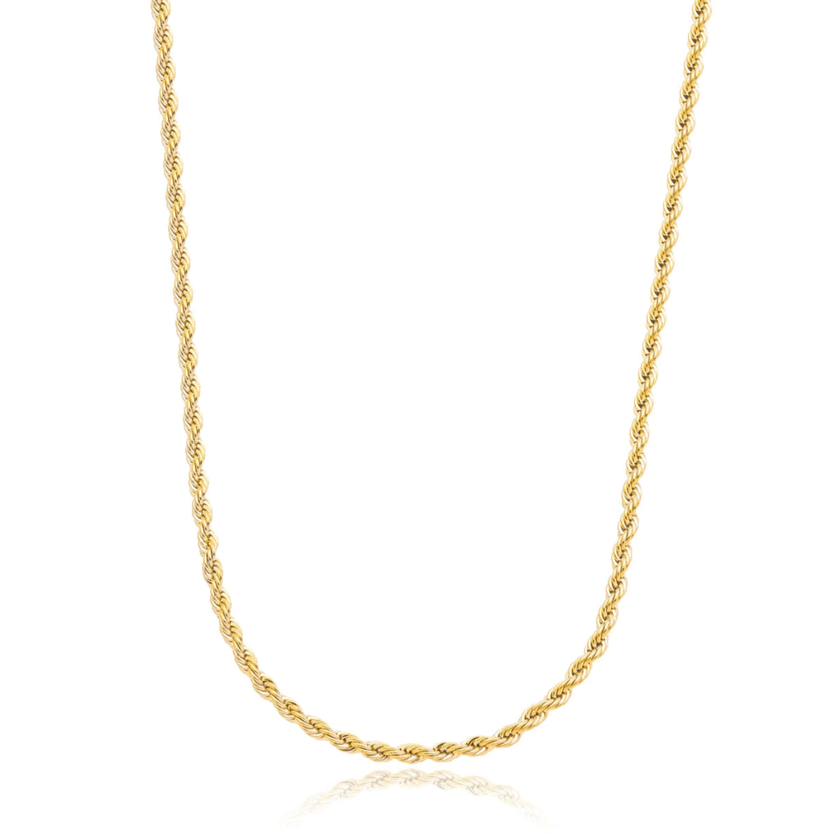 Colar Dourado Cordão Baiano