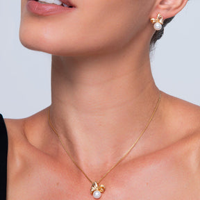 Conjunto de Colar e Brinco Aurora