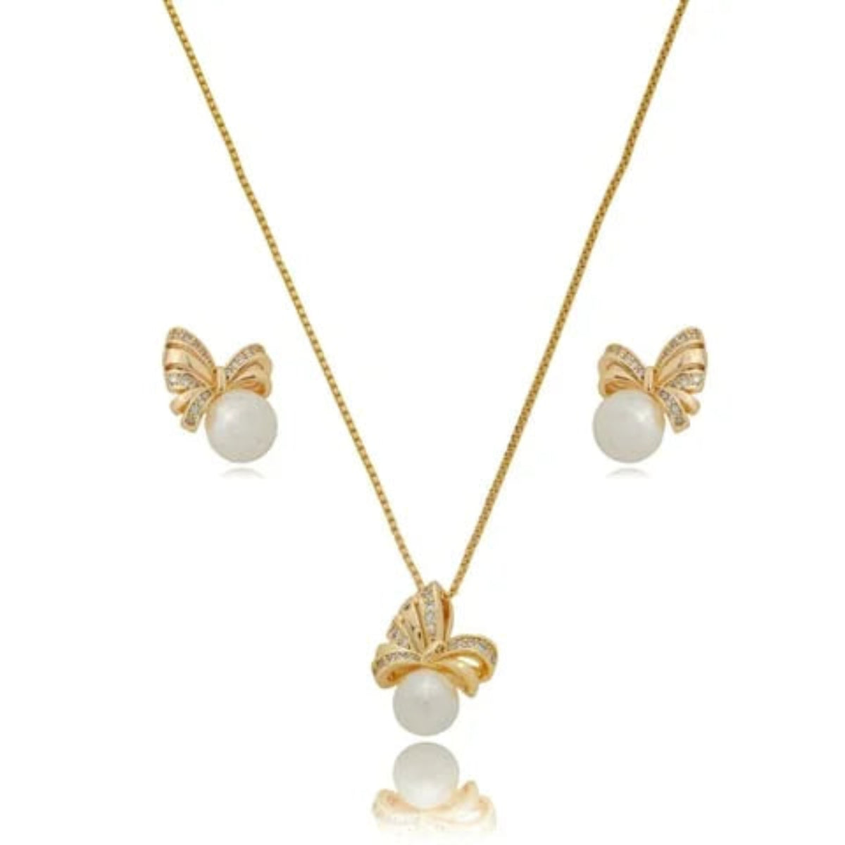 Conjunto de Colar e Brinco Aurora