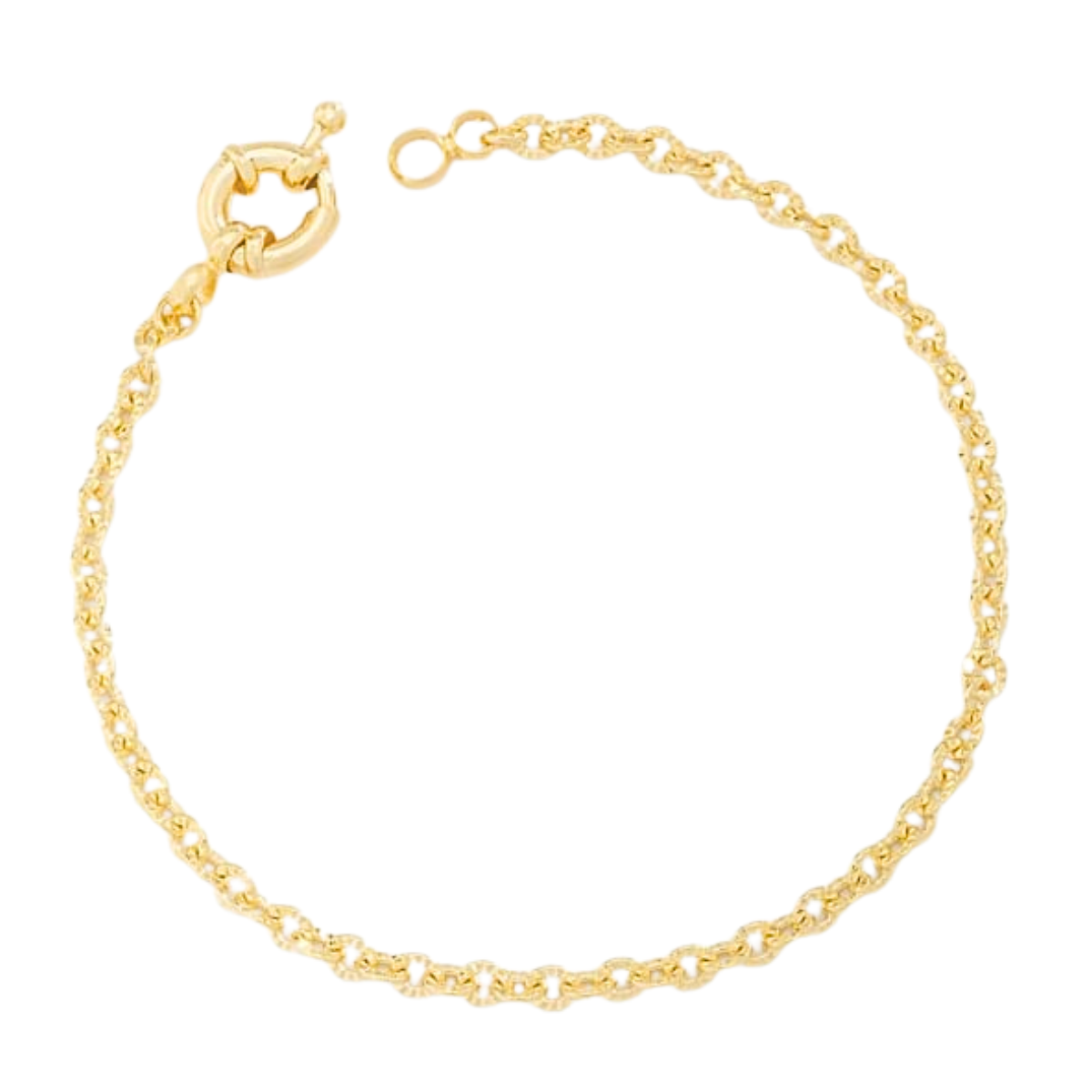 Pulseira Dourada Elos