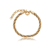 Pulseira Dourada Cordão Baiano