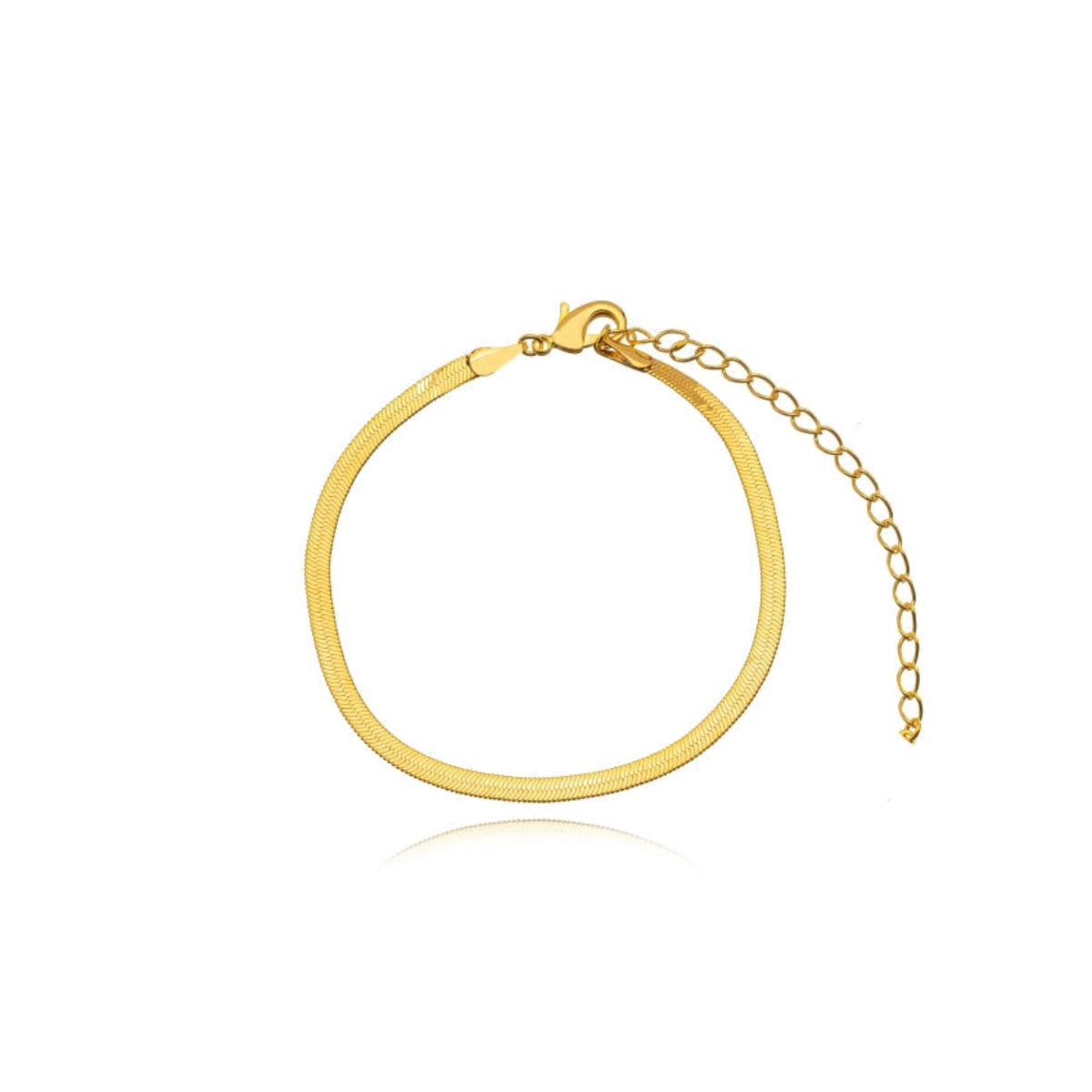 Pulseira Dourada Fita Lisa
