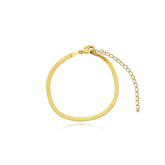 Pulseira Dourada Fita Lisa