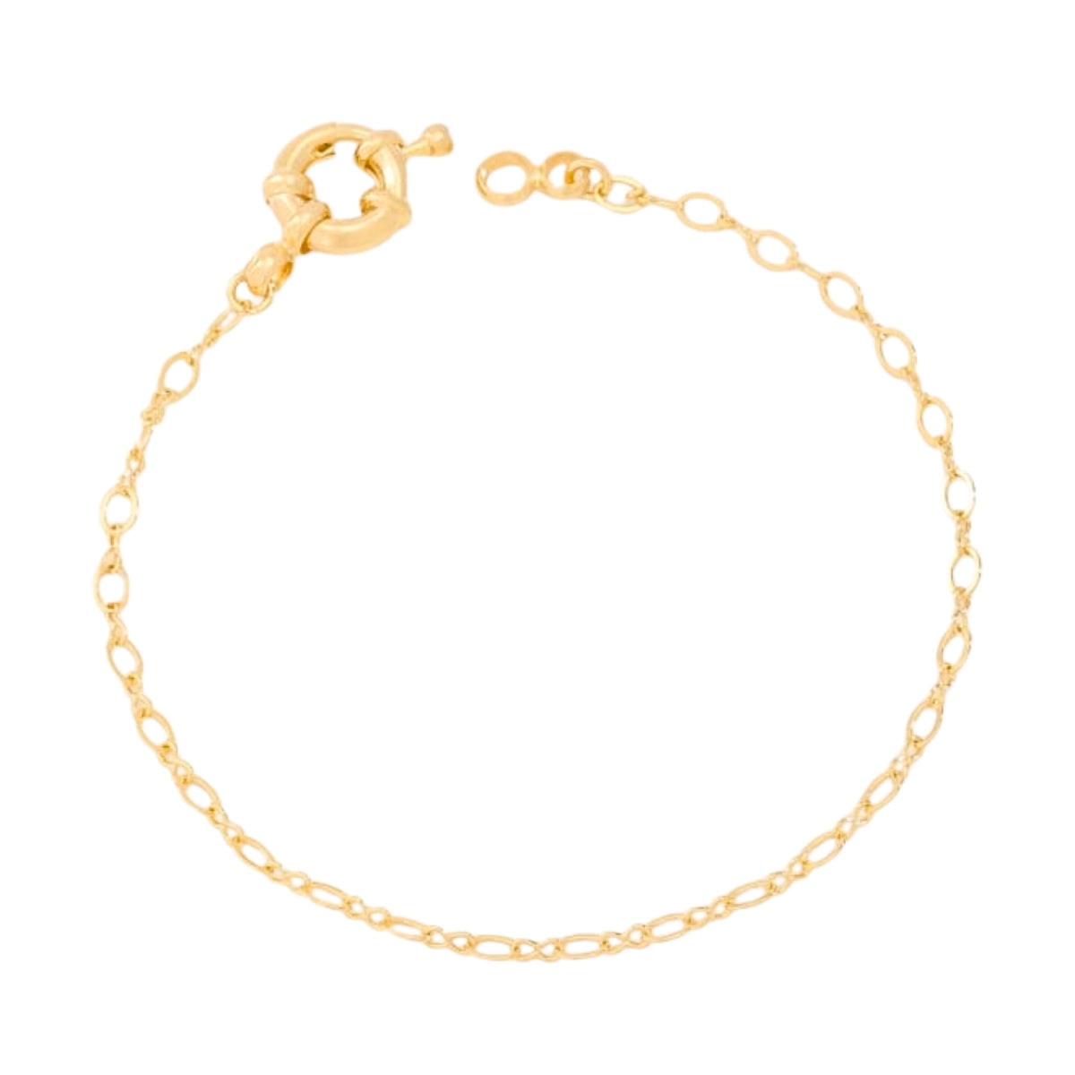 Pulseira Dourada Elos